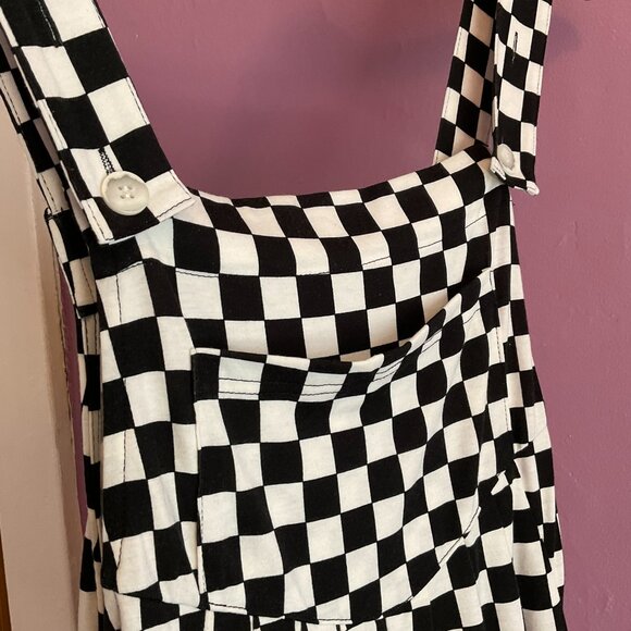 Alora Eden RULE BREAKER CHECKERED OVERALLS - Picture 7 of 9